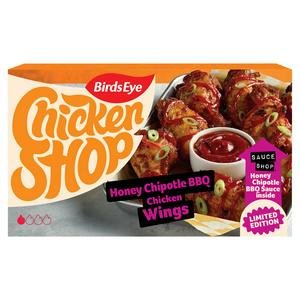 Birds Eye Chicken Shop 385g Honey Chipotle BBQ Chicken Wings, Limited Edition