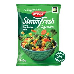 Birds Eye Steamfresh Family Favourites Steam Bags x4 540g