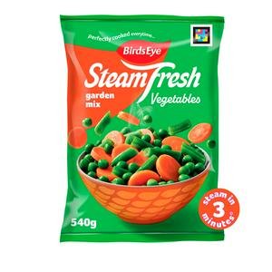 Birds Eye Steamfresh Garden Mix Steam Bags x4 540g