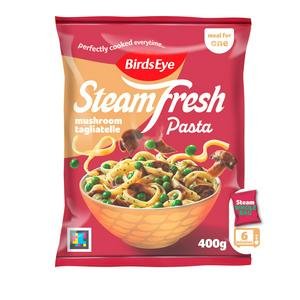 Birds Eye Steamfresh Mushroom Tagliatelle with a Creamy Sauce Meal for 1 400g