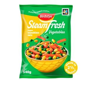 Birds Eye Steamfresh Super Sunshine Steam Bags x4 540g