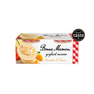 Bonne Maman Clementine & Lemon Mousse Dessert 2x70g