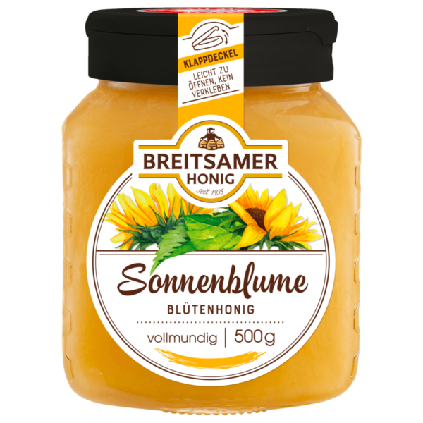 Breitsamer Honig Sonnenblume 500g