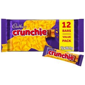 Cadbury Crunchie 12 x 26g Multipack Chocolate Bar