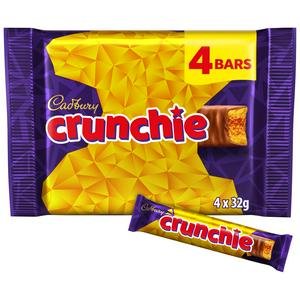 Cadbury Crunchie 4 x 32g Multipack Chocolate Bar
