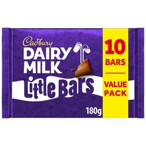 Cadbury Dairy Milk Chocolate Little Bars Multipack x10 180g