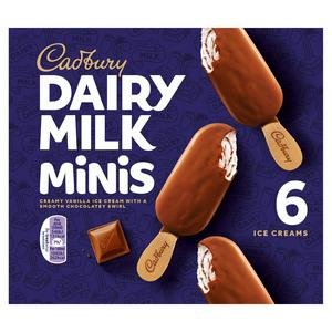 Cadbury Dairy Milk Minis Ice Creams 6 x 50ml