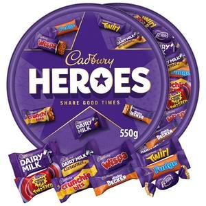 Cadbury Heroes 550g Chocolate Assortment Sharing Tub