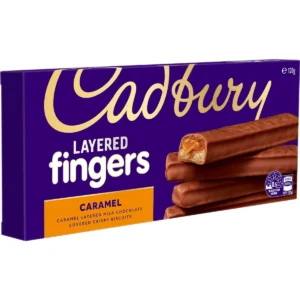 Cadbury Layered Fingers Biscuits Caramel