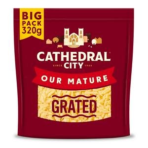 Cathedral City Grated Mature Cheddar Cheese 320g