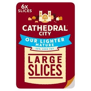 Cathedral City Lighter Mature Cheddar Cheese Slices x6 150g