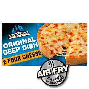 Chicago Town Deep Dish Four Cheese Pizzas x2 (310g)