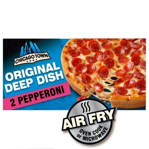 Chicago Town Deep Dish Pepperoni Pizzas x2 (320g)