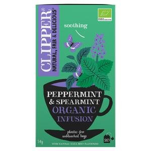 Clipper Peppermint & Spearmint Organic Infusion Tea 34g