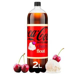Coca-Cola 2L Zero Sugar Cherry Float Soft Drink Bottle