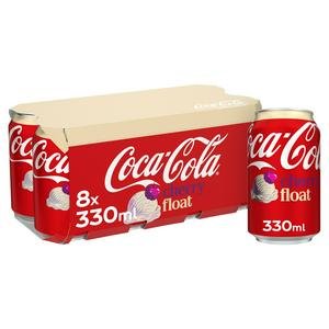 Coca-Cola 8 x 330ml Cherry Float Cans