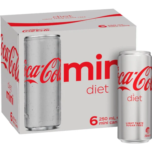 Coca-Cola Diet Soft Drink Mini Cans