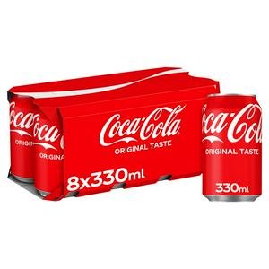Coca-Cola Original Taste 8x330ml