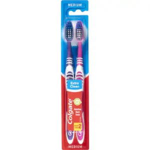 colgate extra clean toothbrush medium bristles value pack