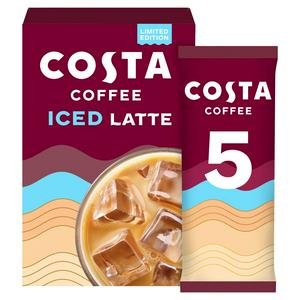 Costa Coffee Barista Creations 5 x 15.5g Iced Latte Coffee Sachets