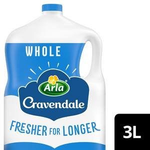 Cravendale Filtered Fresh Whole Milk Fresher for Longer 3L