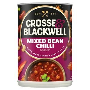 Crosse & Blackwell Mixed Bean Chilli Soup 400g Crosse & Blackwell Mixed Bean Chilli Soup 400g