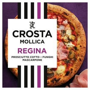 Crosta & Mollica Regina Sourdough Pizza Prosciutto Ham Mushrooms & Mozzarella 448g