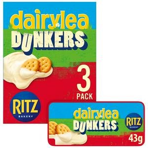 Dairylea Dunkers 3 x 43g Ritz Multipack Cheese Snack