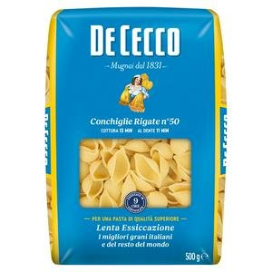 De Cecco Conchiglie Rigate Pasta 500g