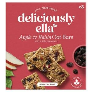 Deliciously Ella 3 x 50g Apple, Raisin & Cinnamon Multipack Oat Bars