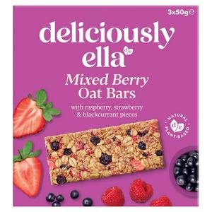 Deliciously Ella 3 x 50g Mixed Berry Multipack Oat Bars