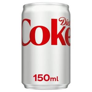 Diet Coke Cola 150ml Can Diet Coke Cola 150ml Can