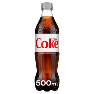 Diet Coke Cola 500ml Bottle