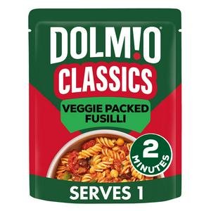 Dolmio 250g Classics Veggie Packed Fusilli Pasta Ready Meal