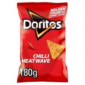 Doritos 180g Chilli Heatwave Tortilla Chips Sharing Bag Crisps