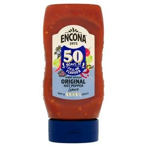 Encona Original Hot Pepper Sauce Squeezy 285g