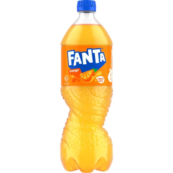 Fanta Orange Soft Drink Bottle