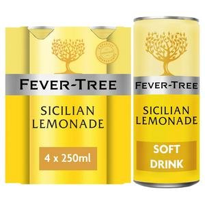 Fever-Tree Premium Sicilian Lemonade 4x250ml