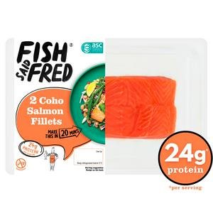 Fish Said Fred 2 x Coho Salmon Fillets 250g
