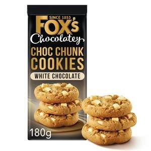 Fox's 180g Chocolatey Biscuits White Chocolate Cookies