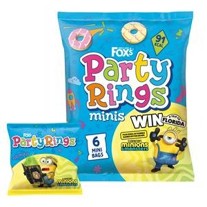 Fox's 6 Biscuits Party Rings Minis Snack Bags