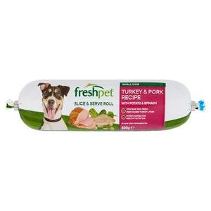 Freshpet Small Dog Turkey & Pork Recipe with Potato & Spinach 400g
