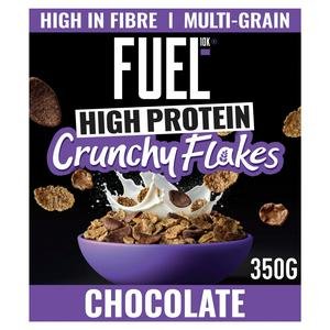 FUEL10K Chocolate Multigrain Flakes High Protein Breakfast Cereal 350g