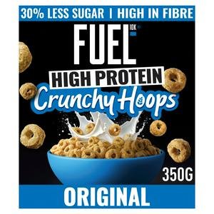FUEL10K Original Multigrain Hoops High Protein Breakfast Cereal 350g