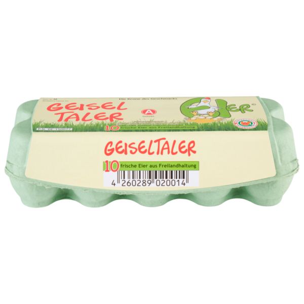 Geiseltaler Eier Freilandhaltung 10 Stück