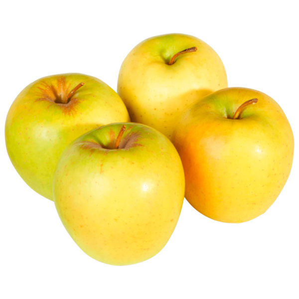 Grüne Tafeläpfel Golden-Delicious aus der Region