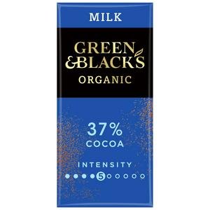Green & Black's 90g Organic 37% Milk Chocolate Bar