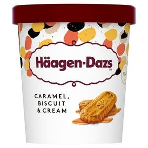 Haagen-Dazs Caramel Biscuit & Cream Frozen Dessert Tub 400g