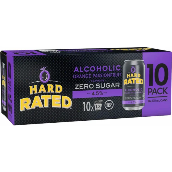 Hard Rated Orange Passionfruit Cans Hard Rated Orange Passionfruit Cans