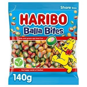 Haribo Balla Bites Chewy Sweets Sharing Bag 140g